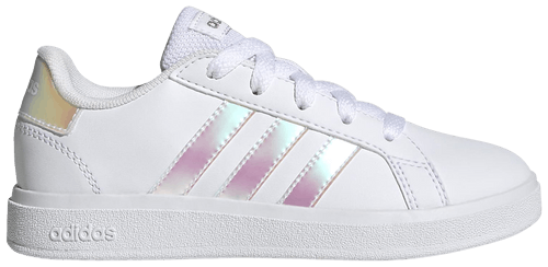 Adidas Kids' Iridescent Grand Court 2.0 Sneakers, GY2326 (Damaged Box)