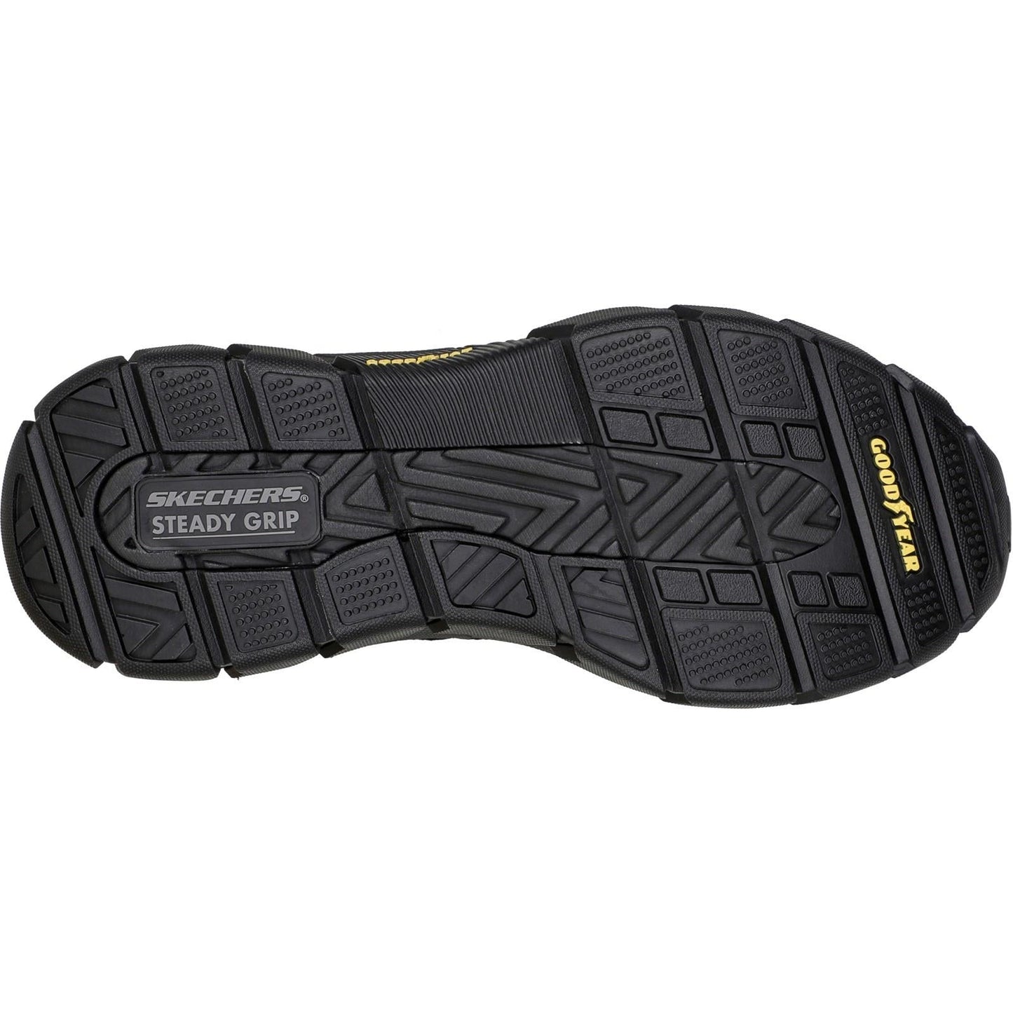 Men's Wide Fit Skechers 204330 Respected Lace Up Trainers