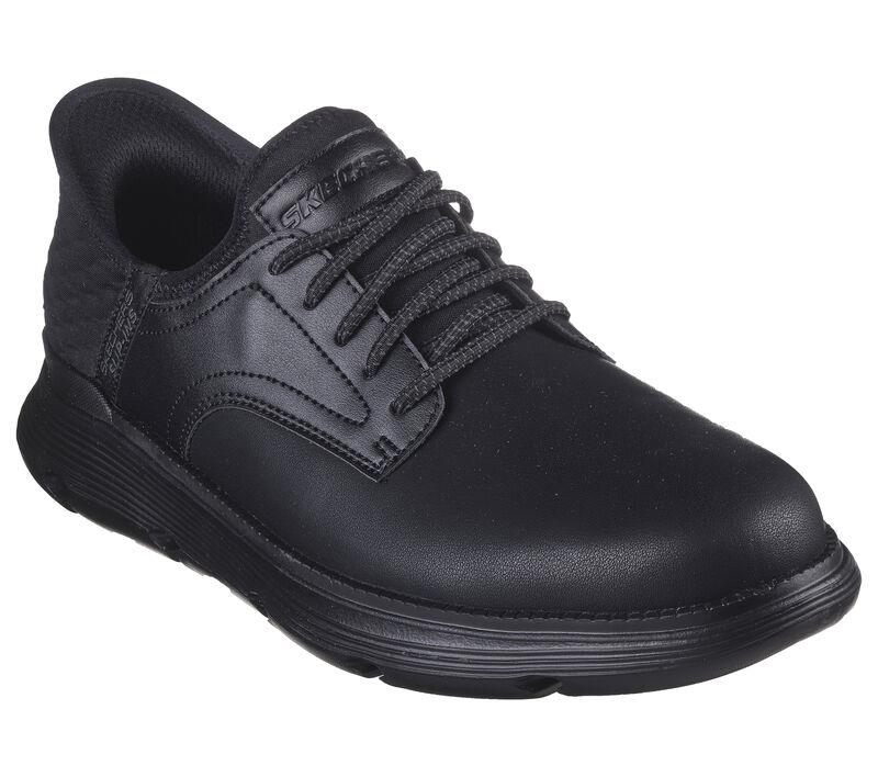 Men's Wide Fit Skechers 205046 Slip-ins Garza Gervin Trainers - Black