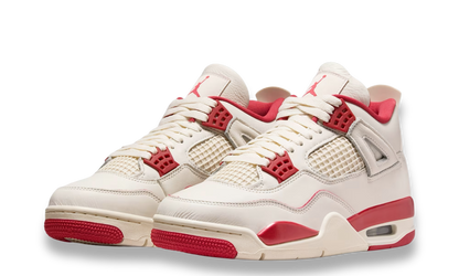 Air Jordan 4 Retro Valentine Day Pale Ivory Sierra Red
