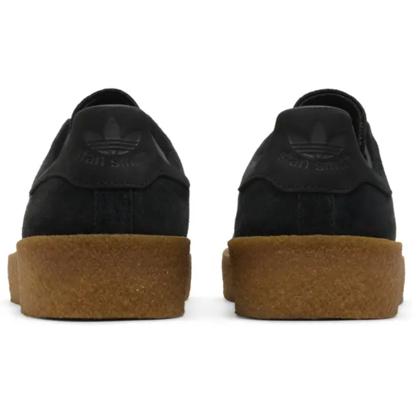 Adidas Men's Black Stan Smith Crepe Sneakers, FZ6439 (No Box)