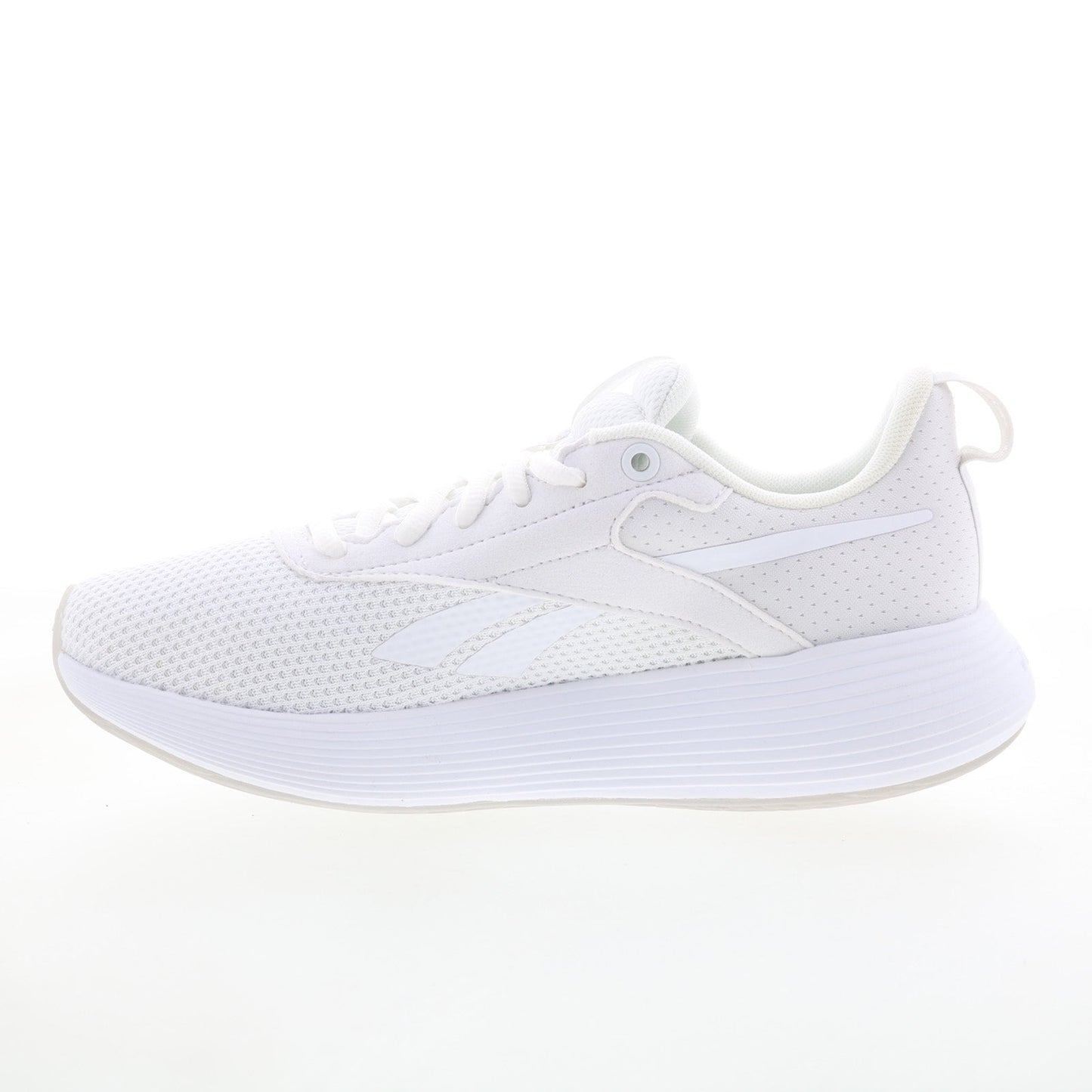 Reebok DMX Comfort + Womens White Mesh Lace Up Lifestyle Sneakers Shoes