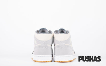 Air Jordan 1 Mid SE 'Coconut Milk Particle Grey' (2021)