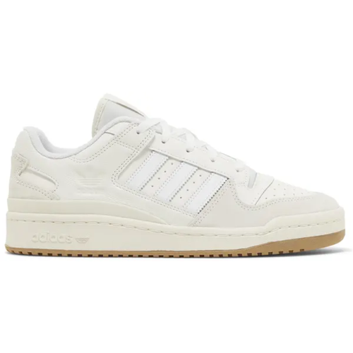 Adidas Originals Men's Chalk White Forum Low Sneakers, ID6858 (No Box)
