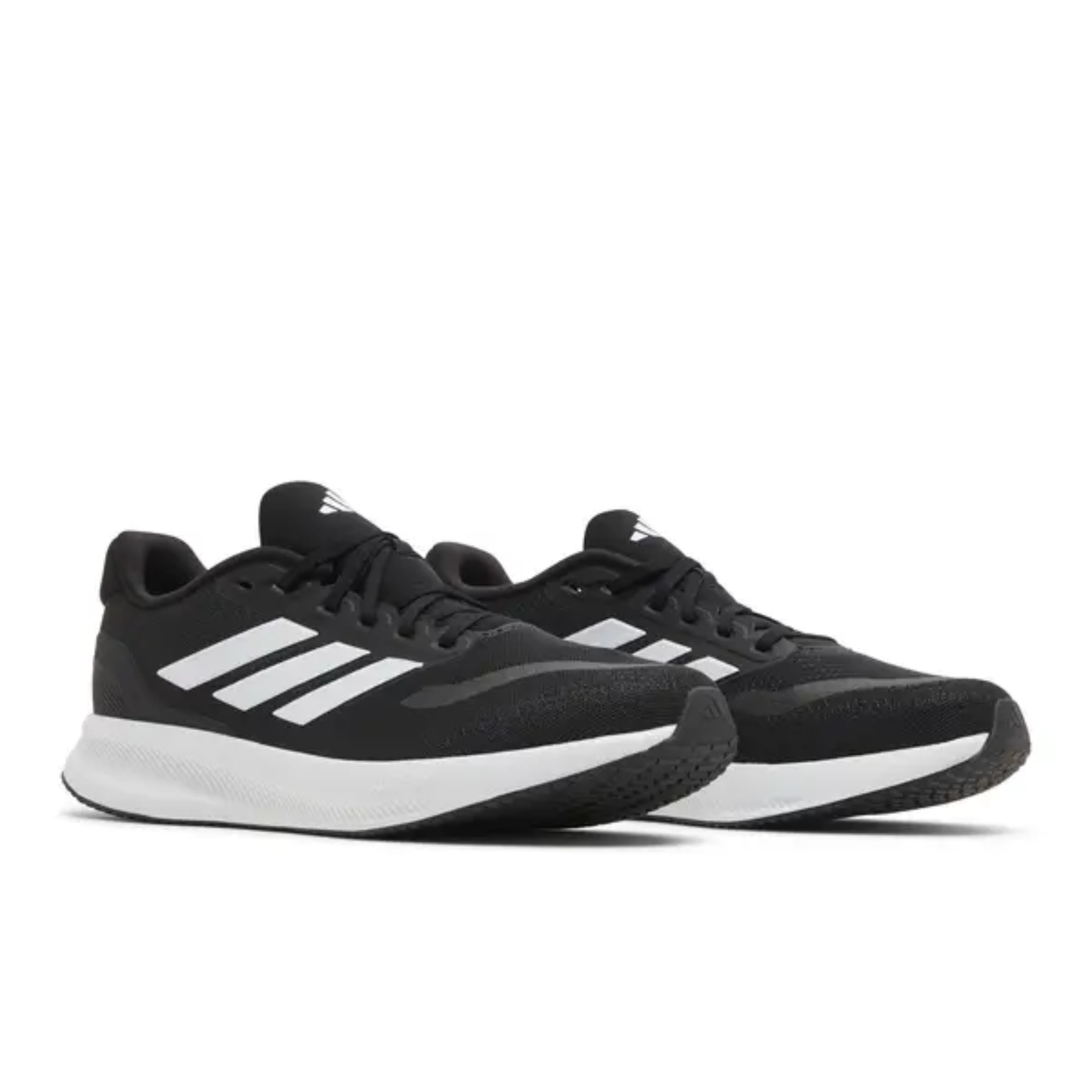 Adidas Mens Black Runfalcon 5 'Black White' Sneakers, IH7758