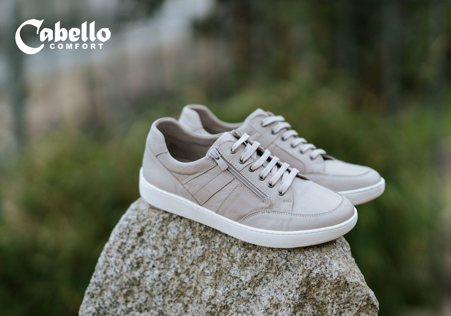 Cabello Comfort Finn Mens Comfortable European Leather Casual Shoes