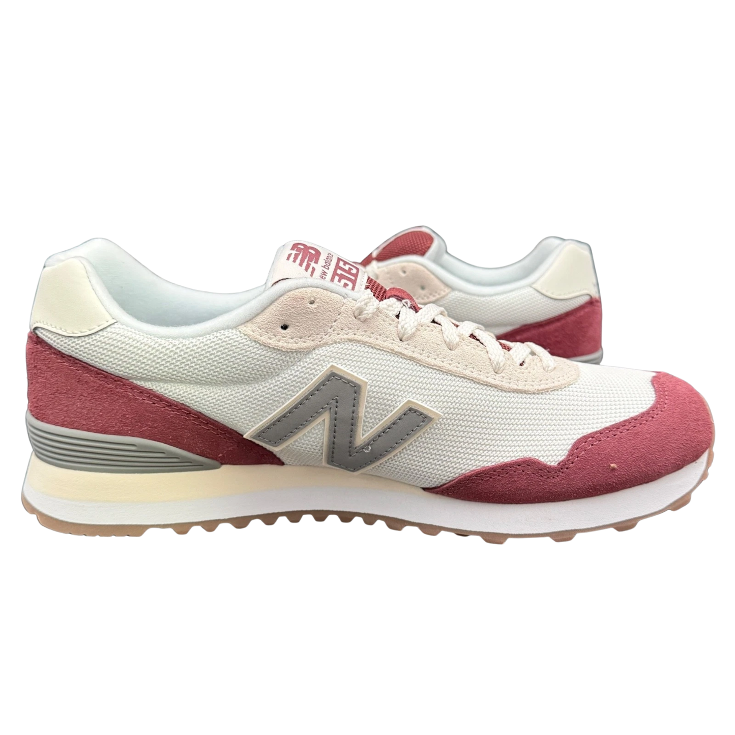 New Balance Men's White/Red 515 Athletic Sneakers, ML515TWT