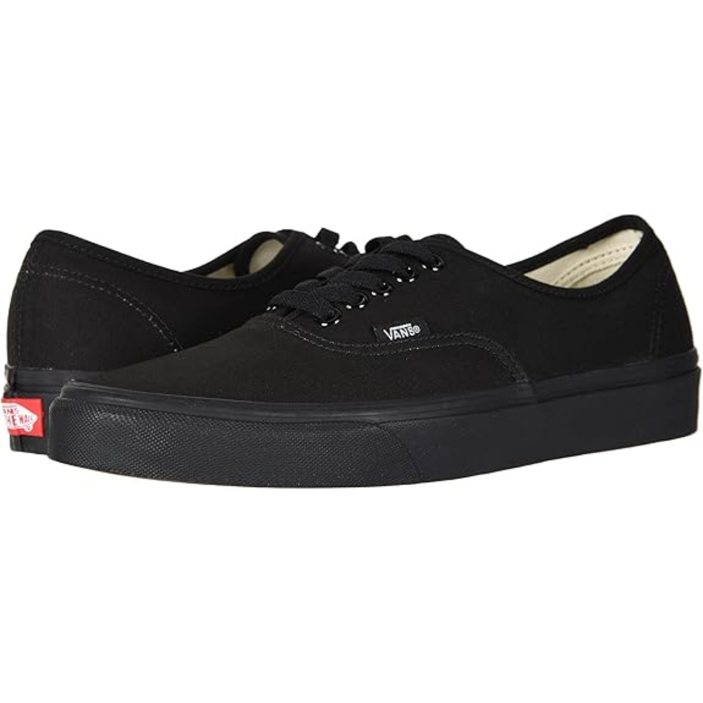 Adidas Mens Black Mono Authentic Sneakers, VN0EE0BKA