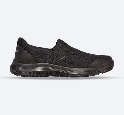Mens Wide Fit Skechers Flex Advantage 4.0 Tuscan 232230W Black Slip Trainers