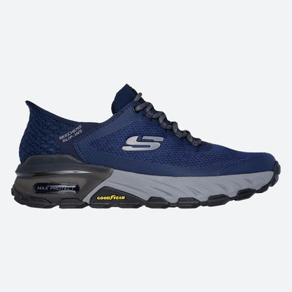 Men's Wide Fit Skechers 237309 Slip-ins Max Protect Assembly Trainers - Navy