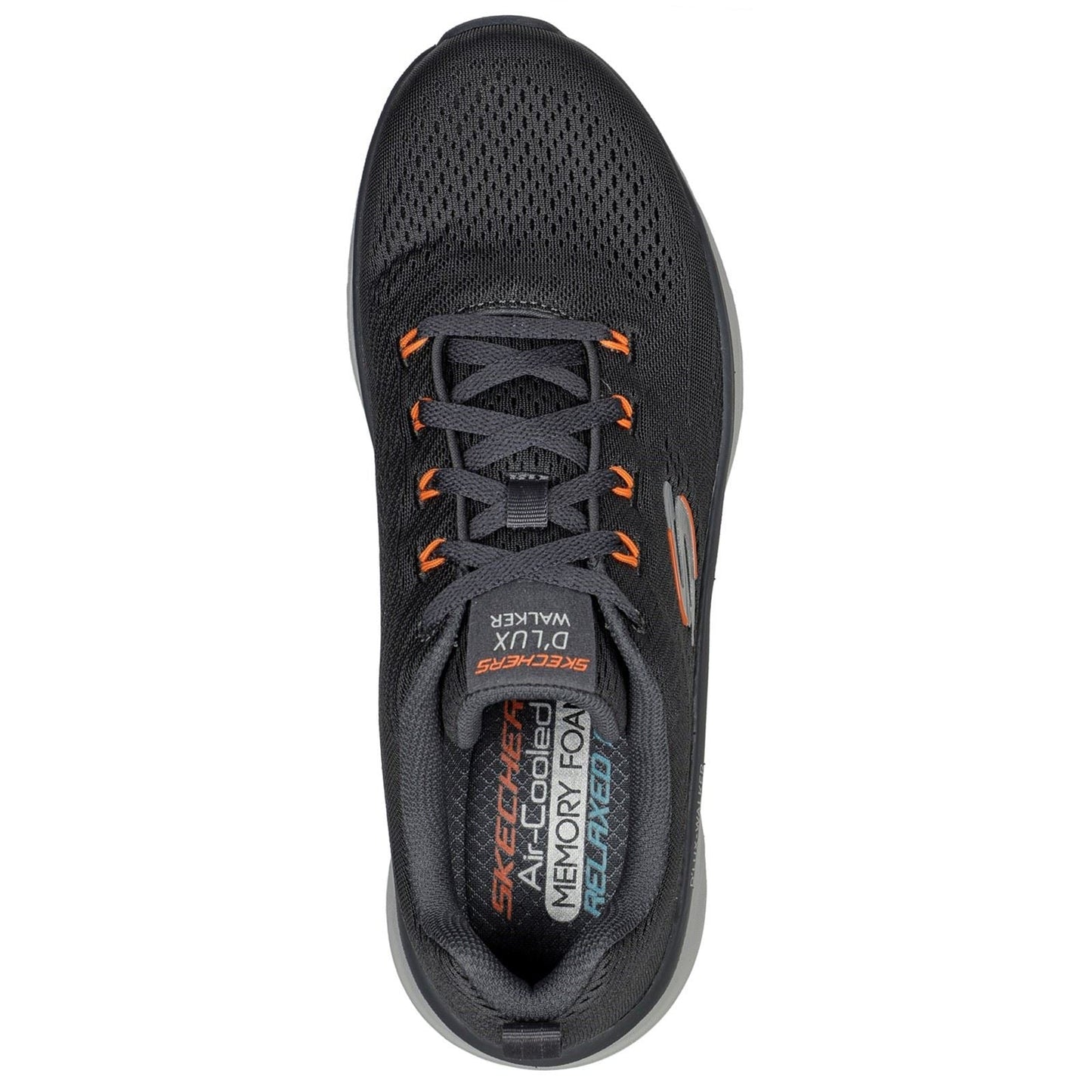 Men's Wide Fit Skechers 232364 Relaxed Fit D'Lux Walker Meerno Trainers