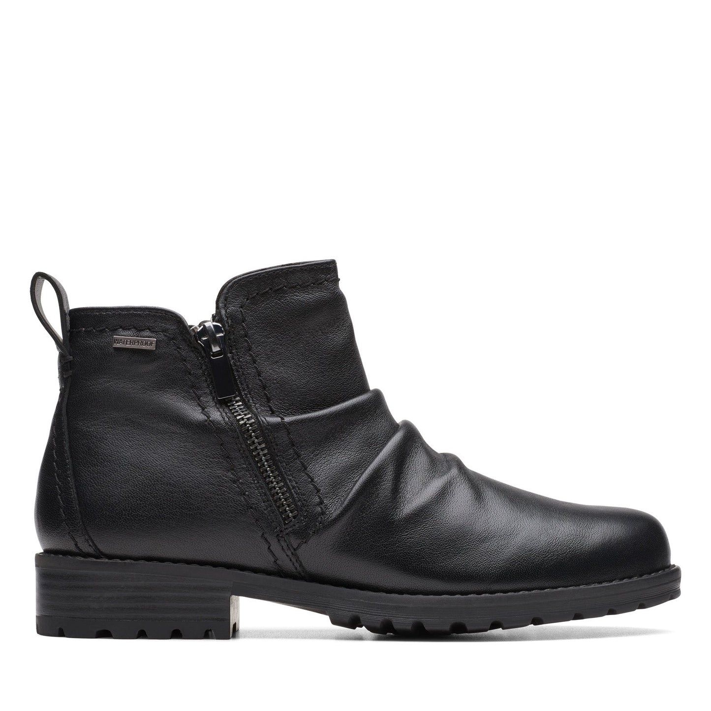 Clarks Aspra Walk Waterproof 26175203 Womens Black Ankle & Booties Boots