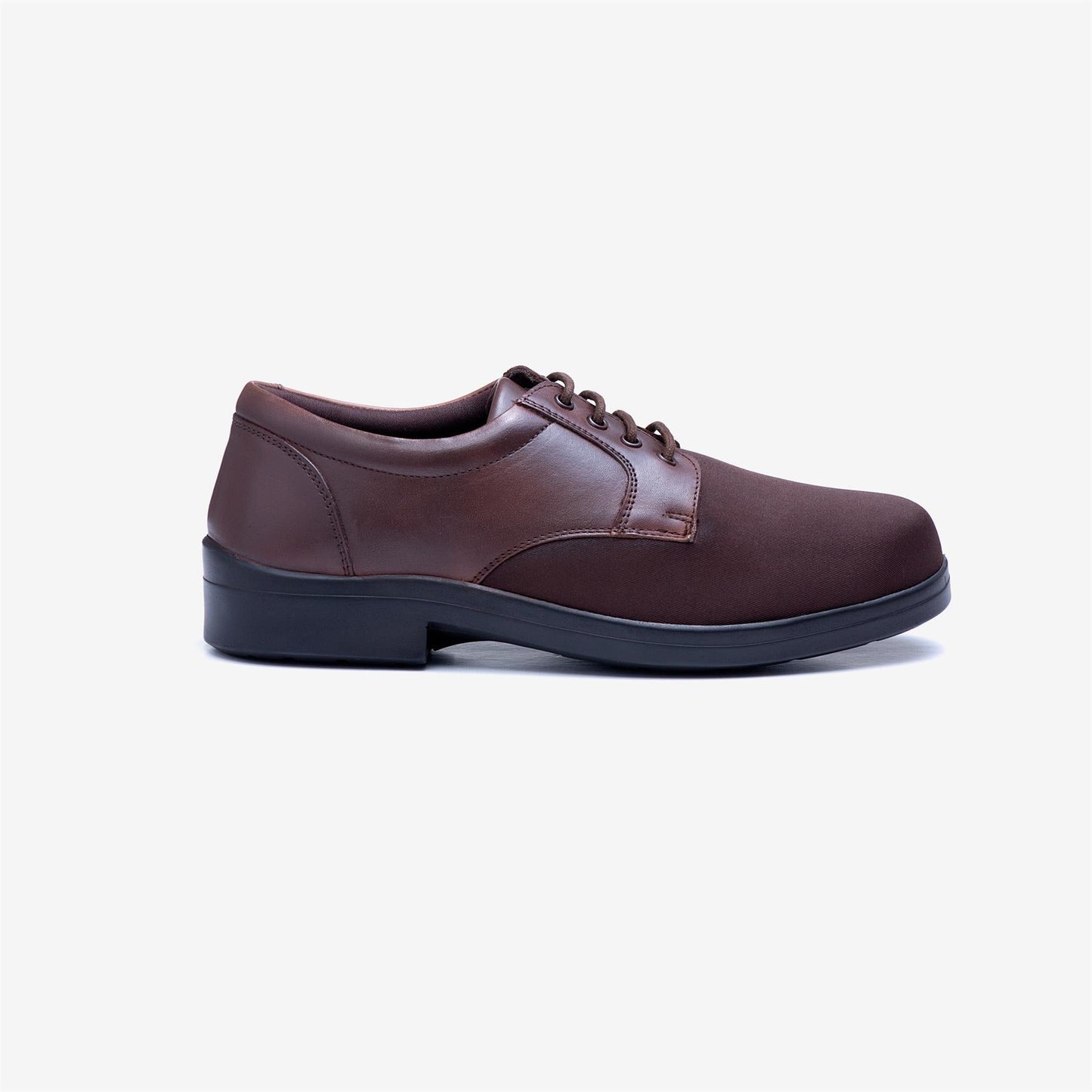 Mens Wide Fit Tredd Well Ryan Lace Up Shoes - Brown
