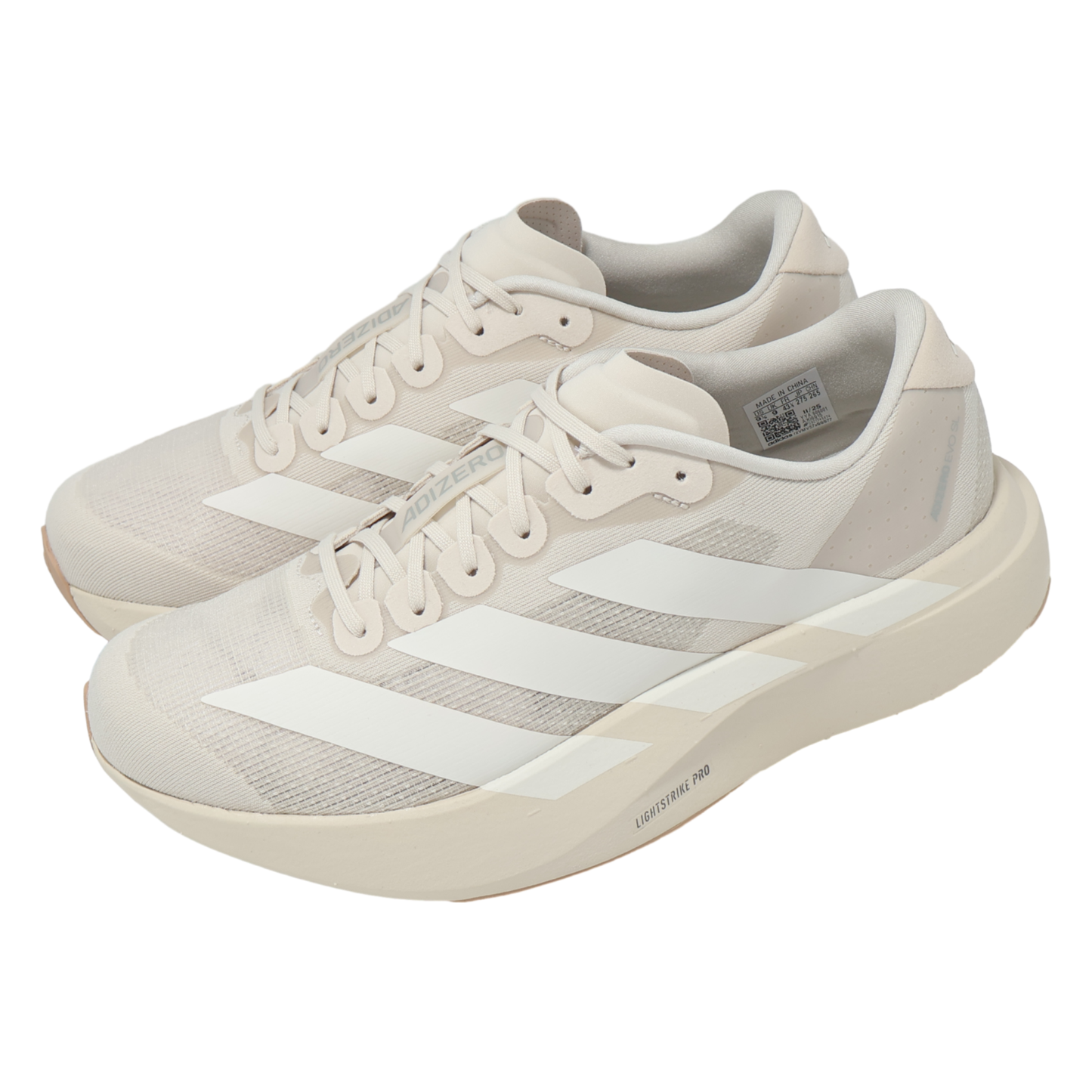 Adidas Men's Alumina/Off White Adidas Adizero Evo SL Sneakers, KI6915