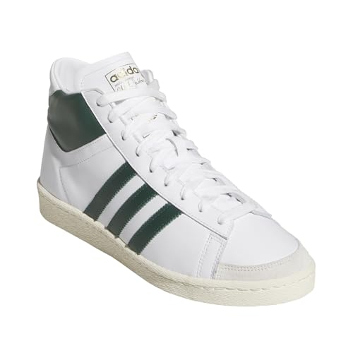 Adidas Mens White Jabbar High Sneakers, JI3444
