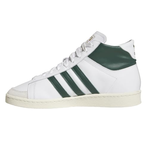 Adidas Mens White Jabbar High Sneakers, JI3444