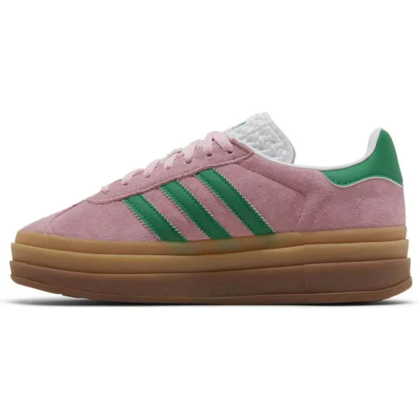 Adidas Originals Women's Pink/Green Gazelle Bold Sneakers, IE0420 (No Box)