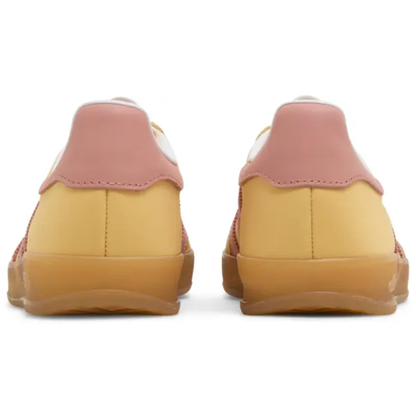 Adidas Originals Women's Yellow/Wonder Clay Gazelle Indoor Shoes IE2959 (No Box)