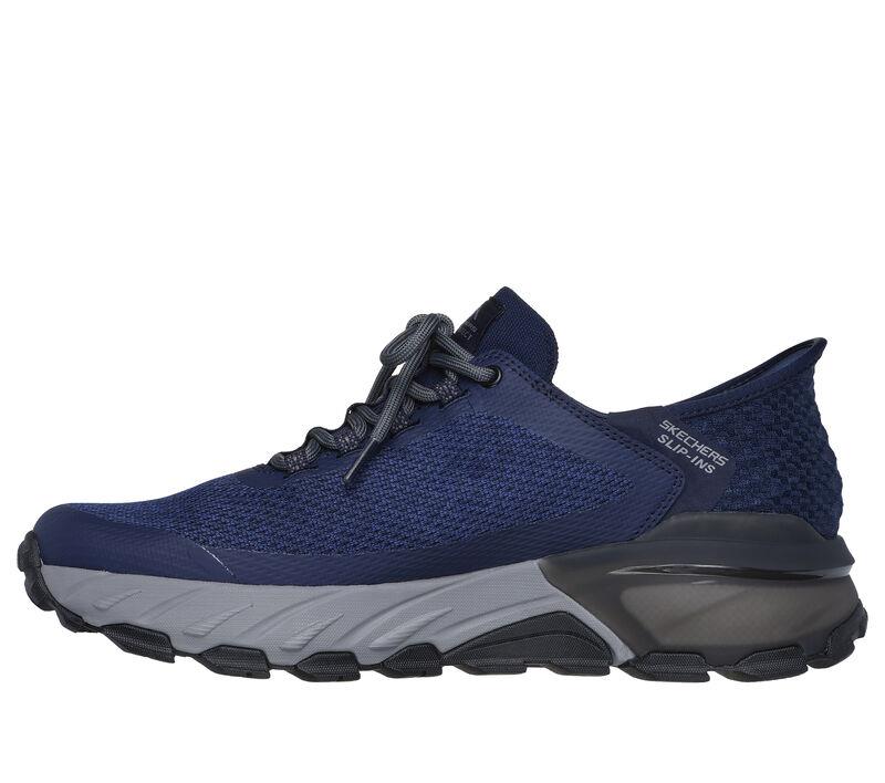 Men's Wide Fit Skechers 237309 Slip-ins Max Protect Assembly Trainers - Navy
