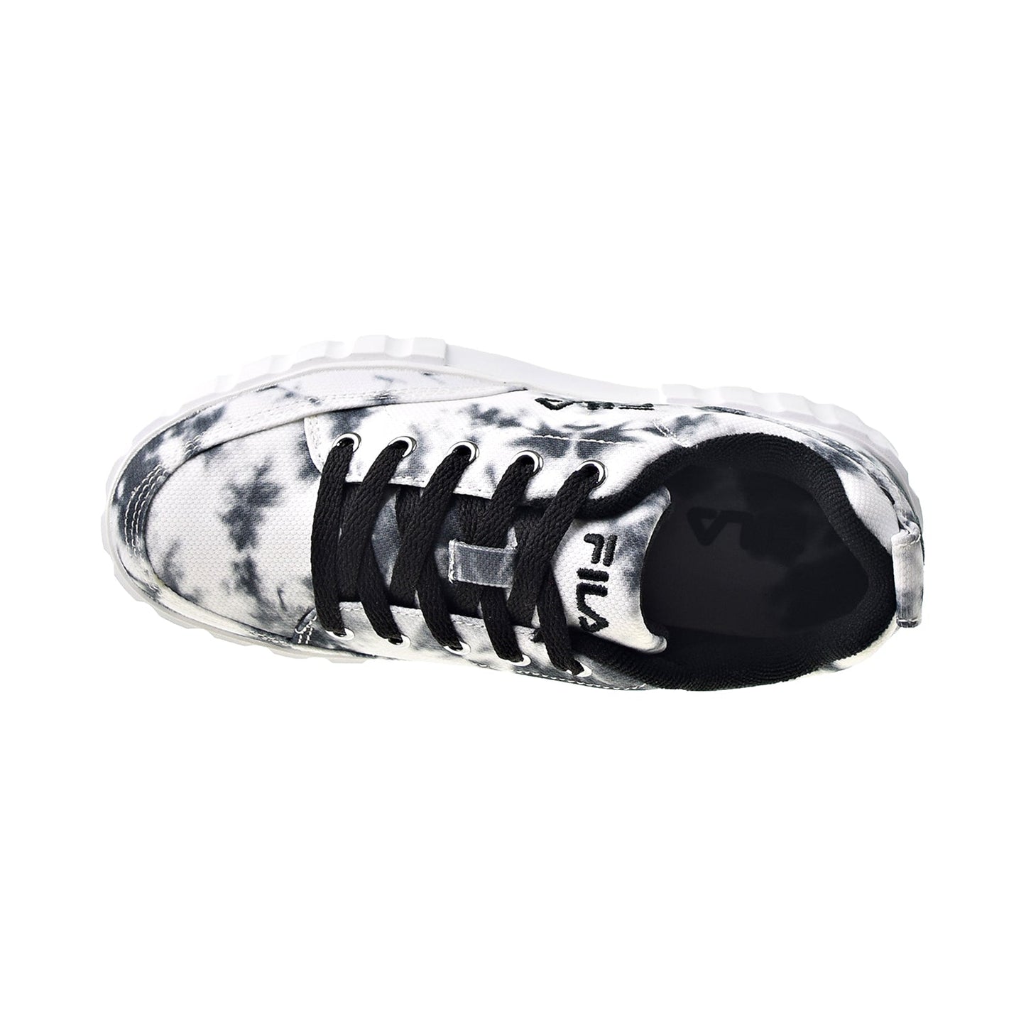 Fila Sandblast Low Dark Tie Dye Women's Shoes Black-White