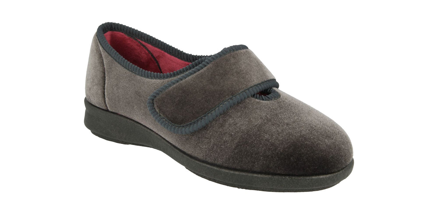 Womens Wide Fit DB Nellie Slippers