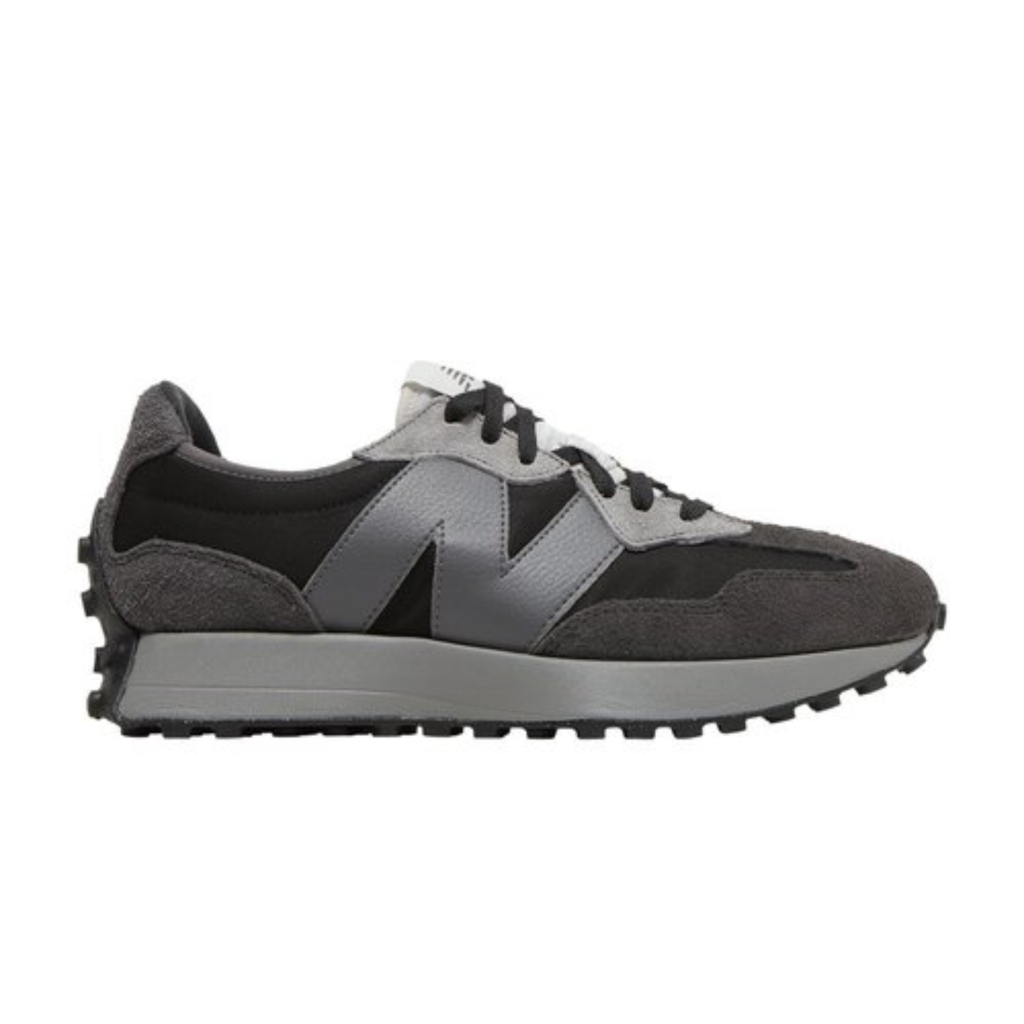 New Balance Men's Black 327 Sneakers, MS327GRM