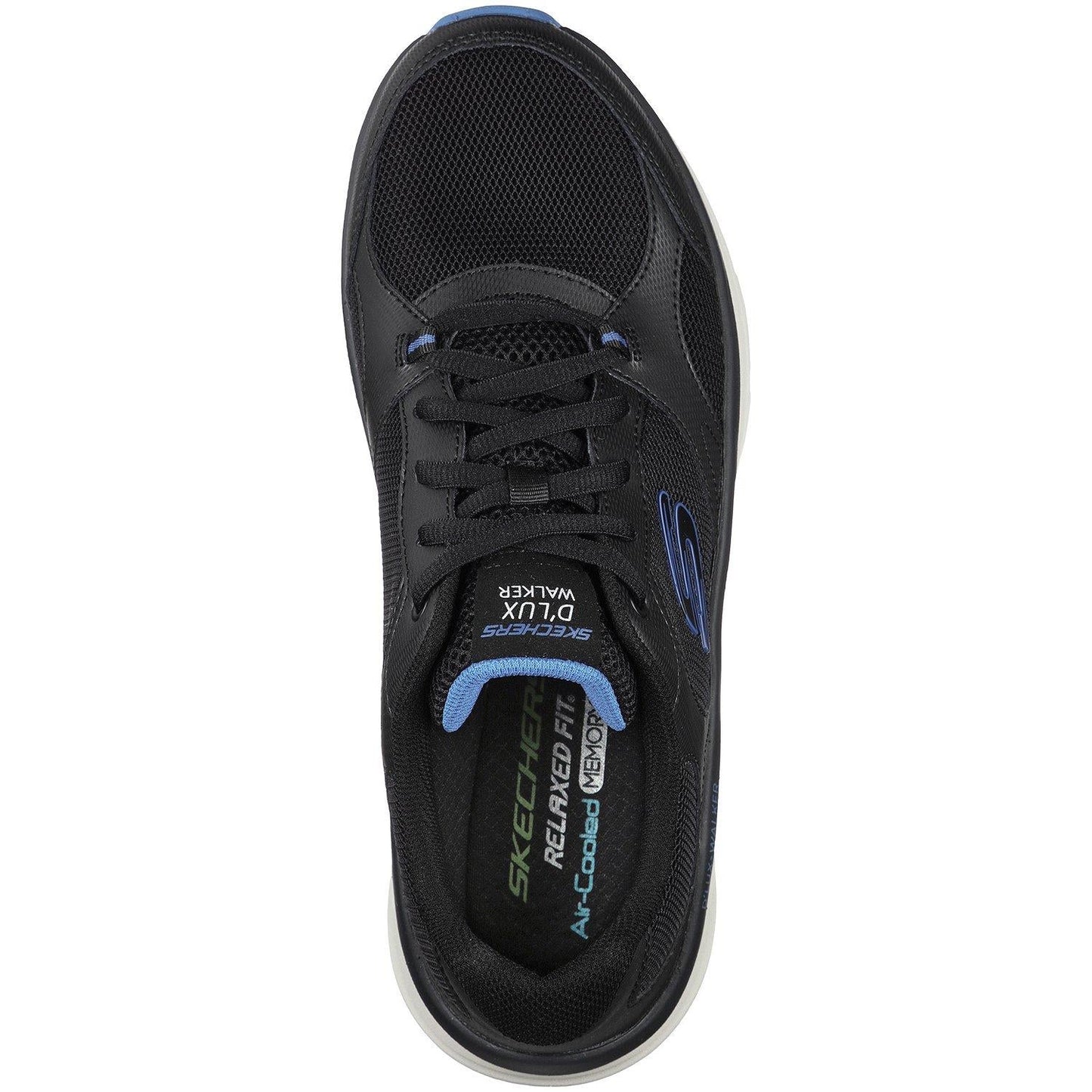 Men's Wide Fit Skechers 232260 D'lux Mainstream Walking Trainers