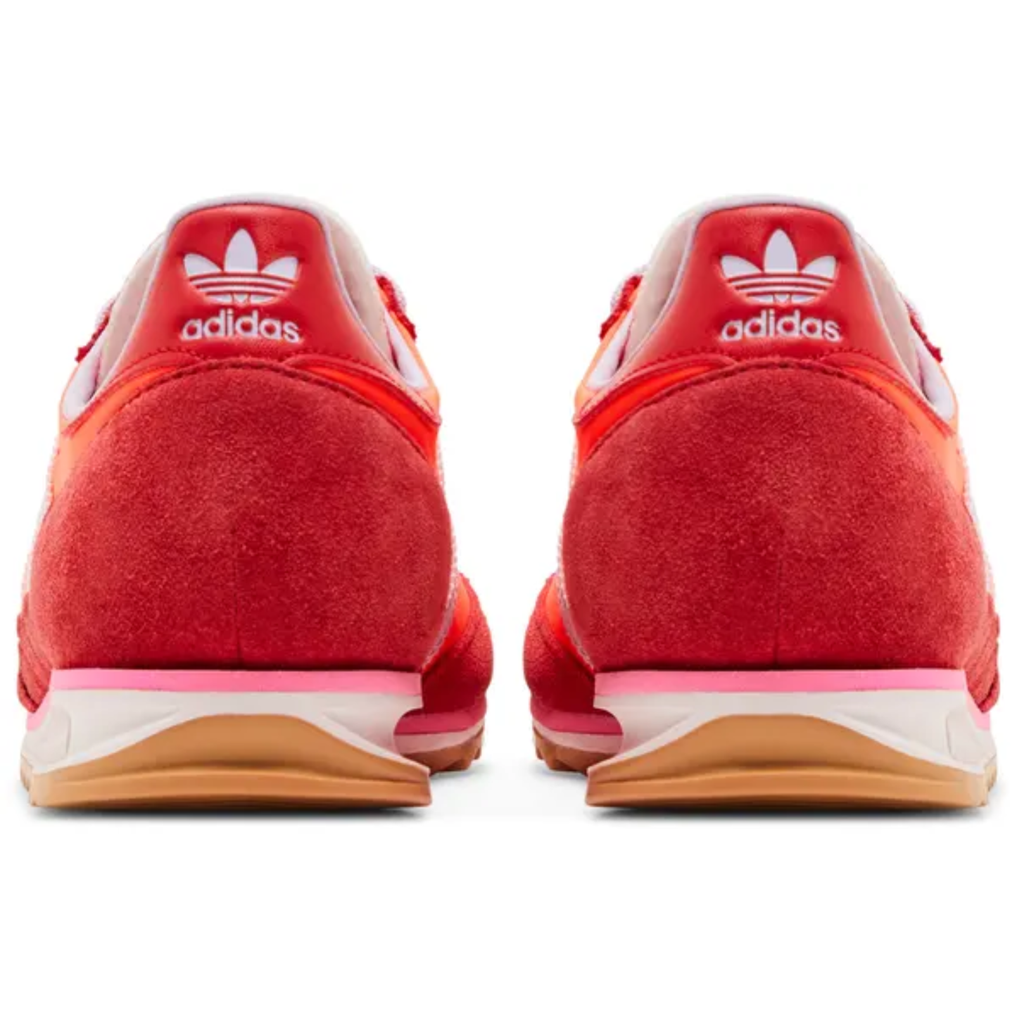 Adidas Originals Women's Red/Lavender SL72 OG Sneakers, JH7392 (No Box)