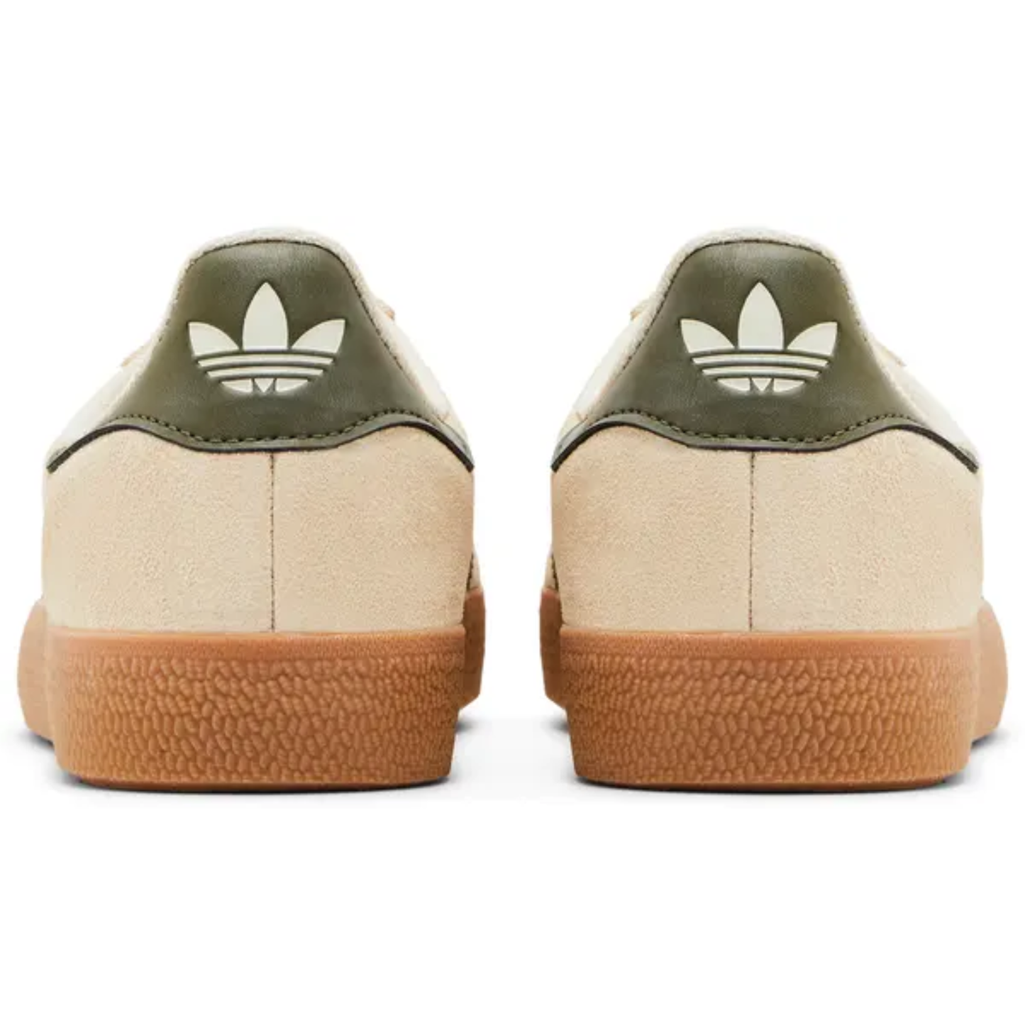 Adidas Originals Men's Cream/Olive Gazelle ADV Sneakers, IH3351 (No Box)
