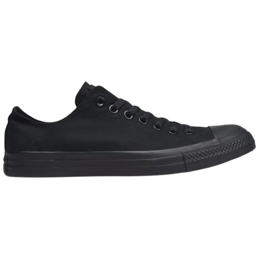 Converse Men's Black Chuck Taylor All Star Low Top Monochrome Sneakers, X5039