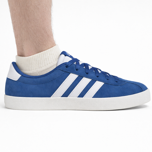 Adidas Men's Navy Blue VL Court Sneakers, IF4458