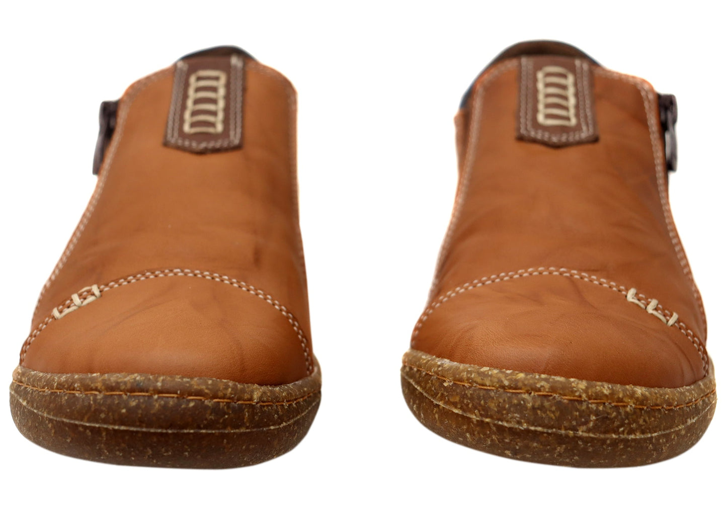 Cabello Comfort Womens 7311-307 Leather Shoes Made In Turkey