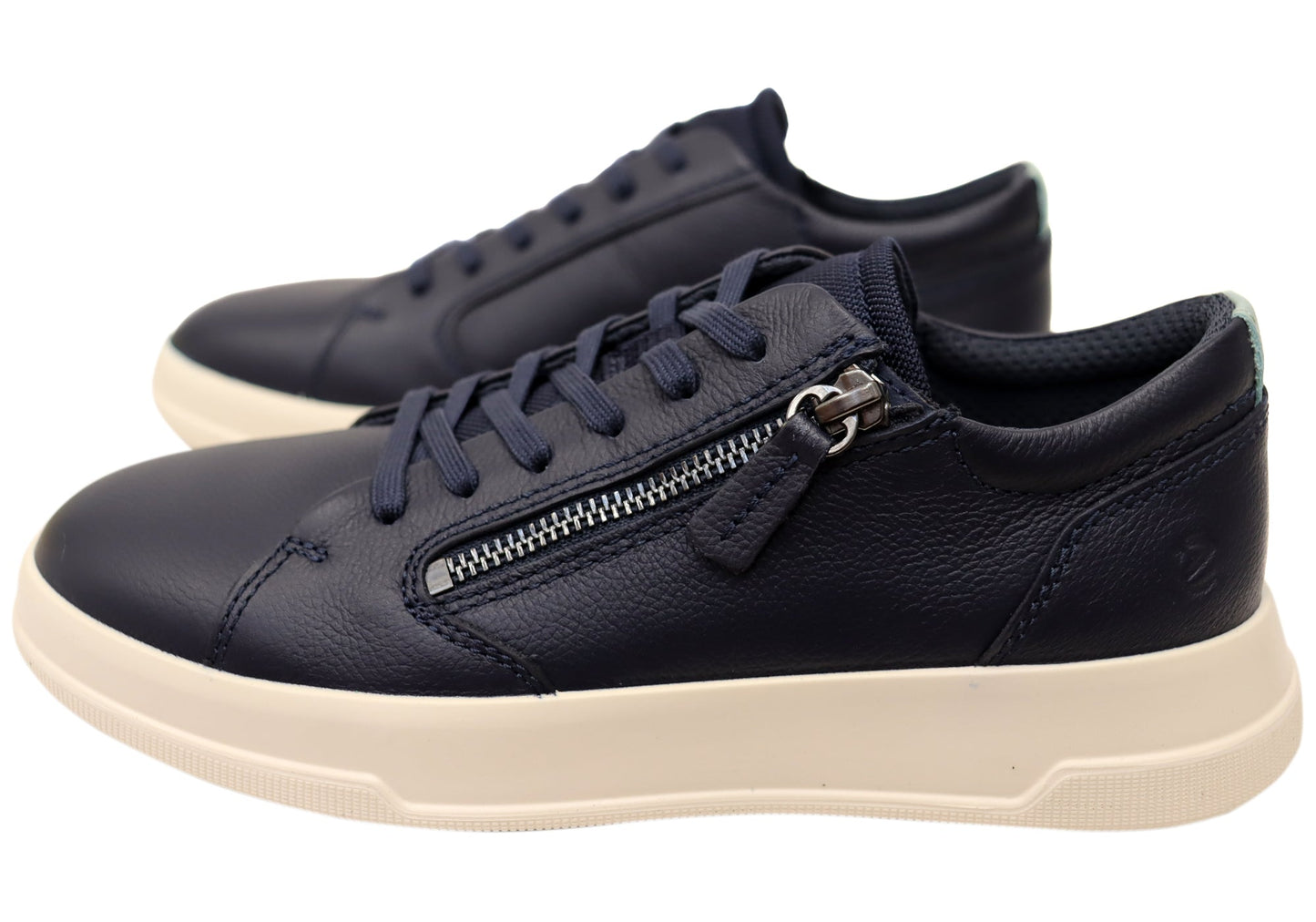 ECCO Move Womens Zip Lace Comfortable Sneakers