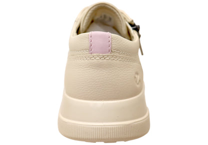 ECCO Move Womens Zip Lace Comfortable Sneakers
