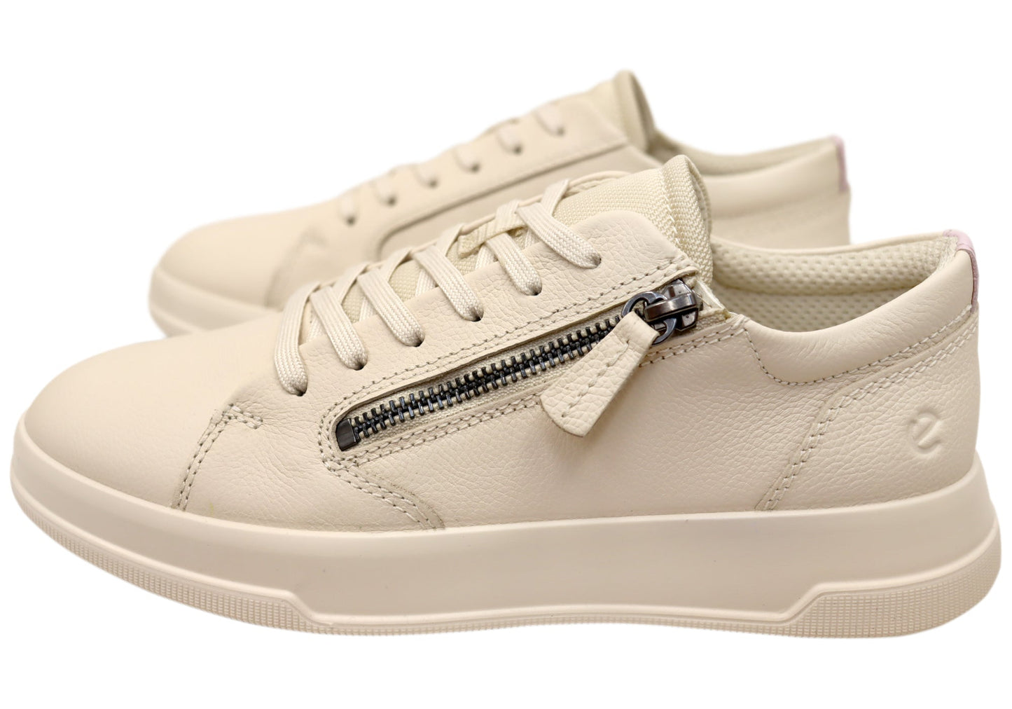 ECCO Move Womens Zip Lace Comfortable Sneakers