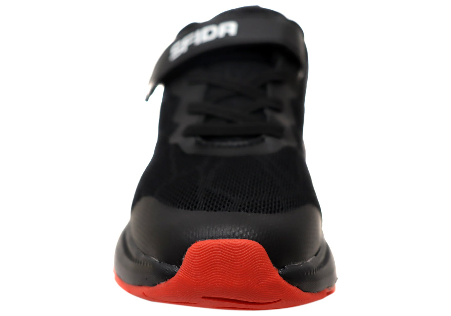 Sfida Switch Kids Boys Adjustable Strap Athletic Shoes Black Red