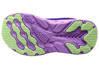 Sfida Tempo Kids Girls Adjustable Strap Athletic Shoes Purple