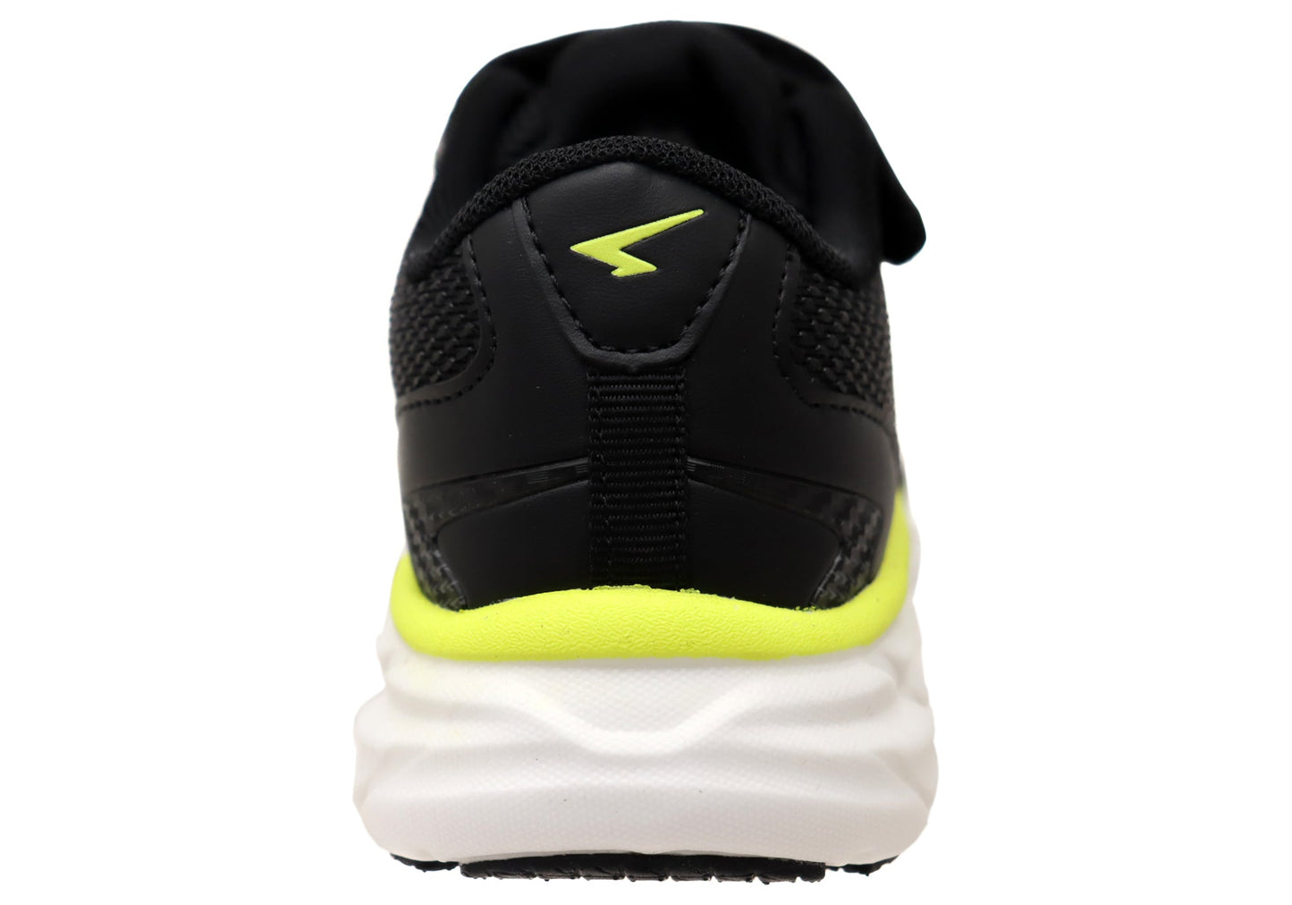 Sfida Tempo Kids Boys Adjustable Strap Athletic Shoes Black Lime