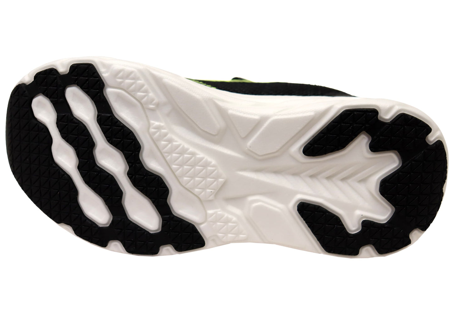 Sfida Tempo Kids Boys Adjustable Strap Athletic Shoes Black Lime
