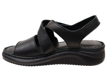 Orizonte Shana Womens Comfortable European Leather Sandals