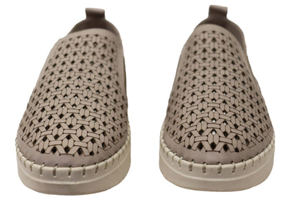Orizonte Huntlee Womens European Leather Comfortable Slip On Shoes