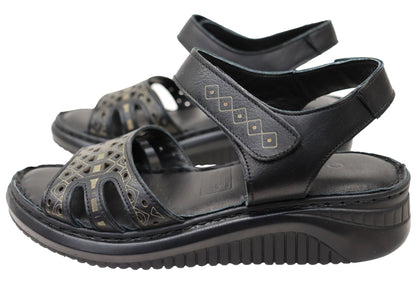 Orizonte Danti Womens Comfortable European Leather Sandals