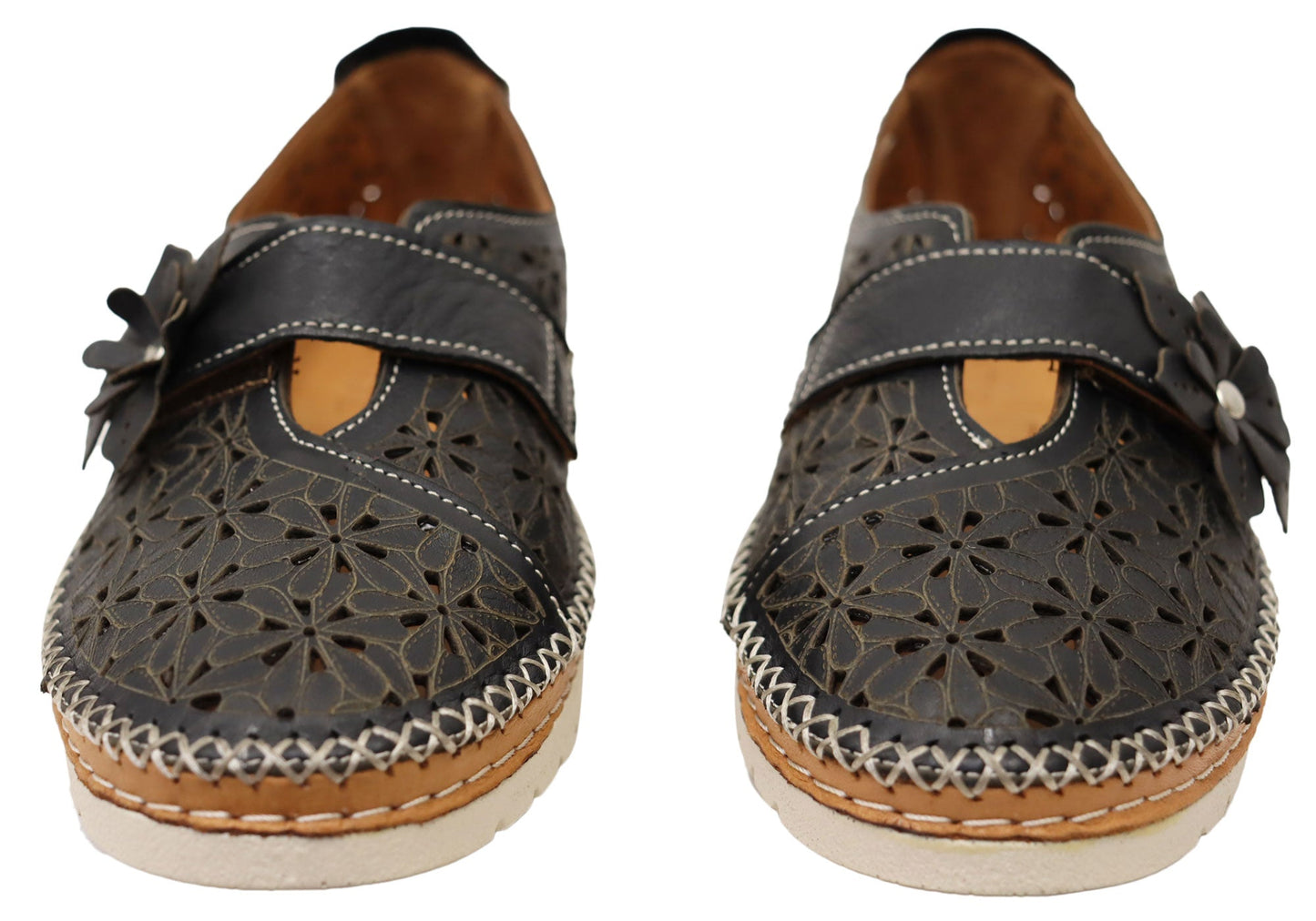 Orizonte Bizette Womens European Leather Comfortable Mary Jane Shoes