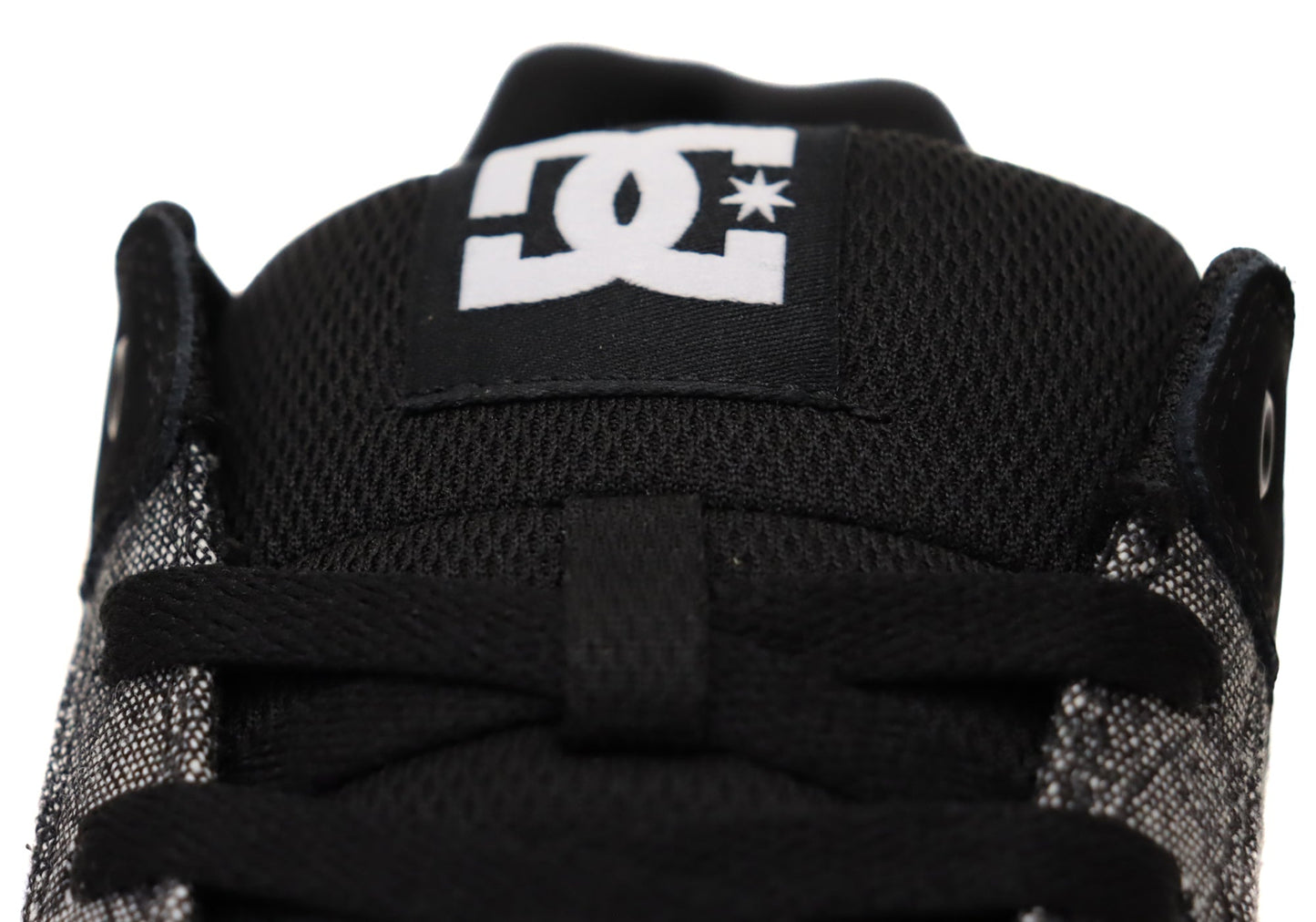 DC Shoes Mens Pure Comfortable Leather Shoes Black Monogram