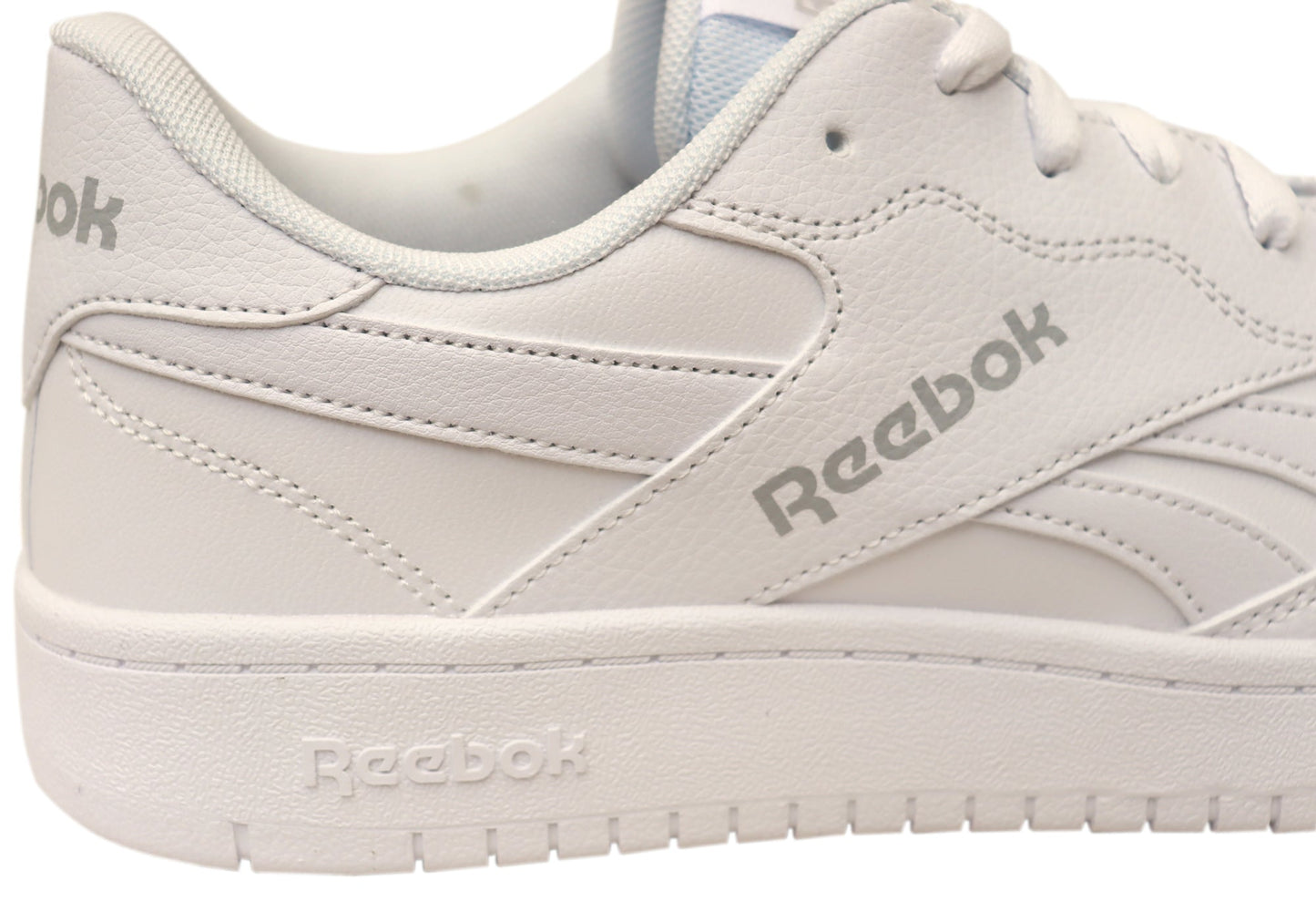 Reebok BB 1000 Mens Comfortable White Lace Up Sneakers