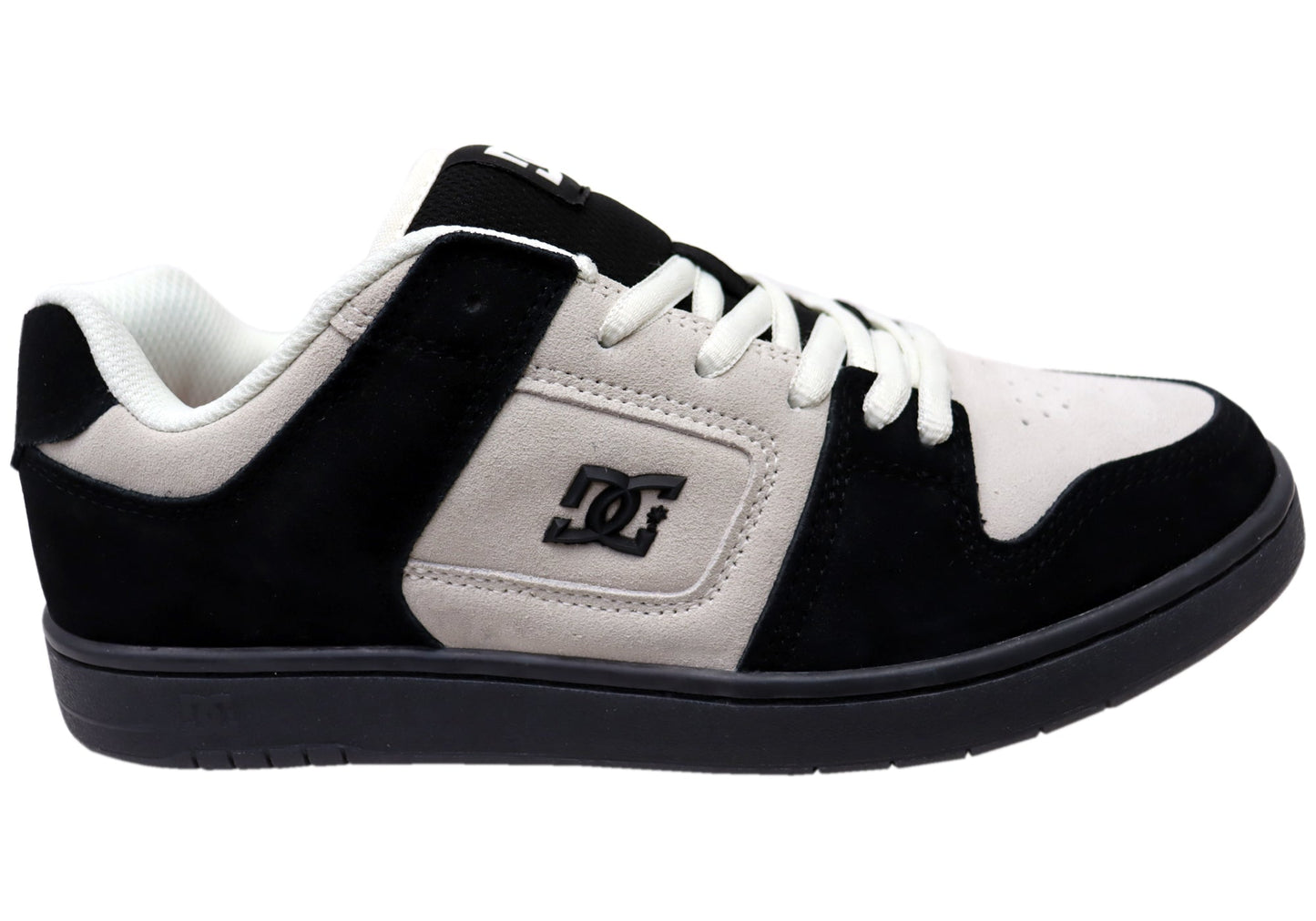 DC Shoes Mens Manteca 4 S Comfortable Leather Shoes White Black
