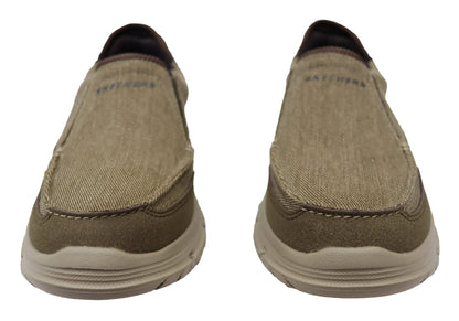 Skechers Mens Arch Fit Vortell Rothler Comfortable Slip On Shoes