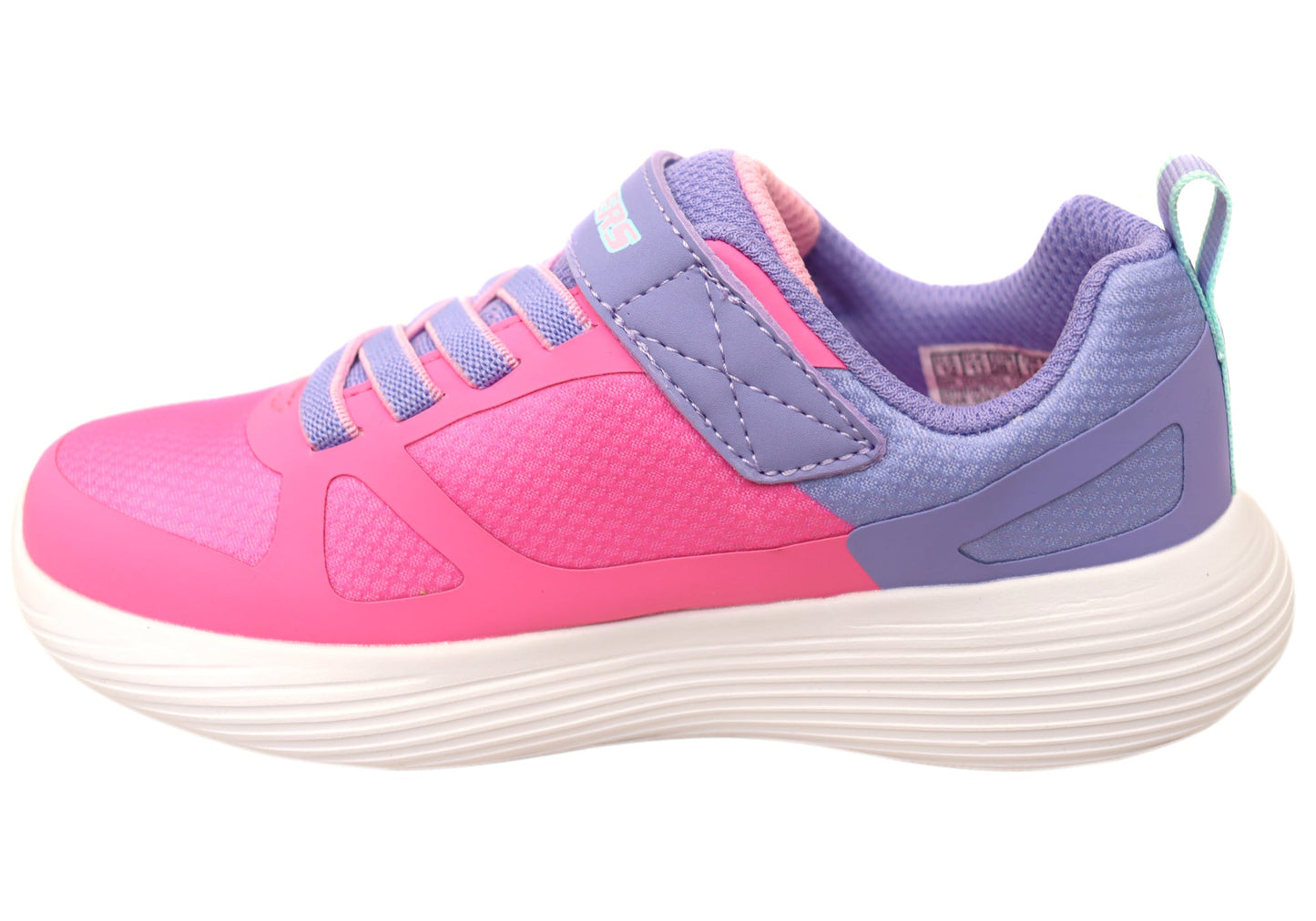 Skechers Kids Girls Go Run 400 V2 Trace Track Shoes Pink Lavender