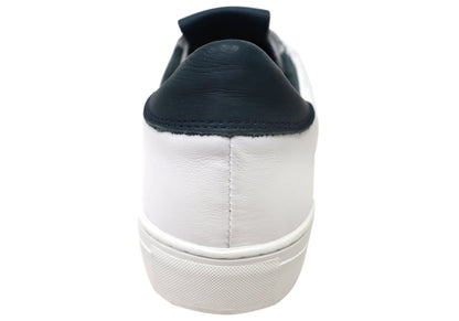 Savelli Gill Mens Comfort Leather Lace Up Casual Shoes Made In Brazil