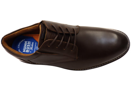 Nunn Bush By Florsheim Mens EE Extra Wide Griff Plain Toe Shoes